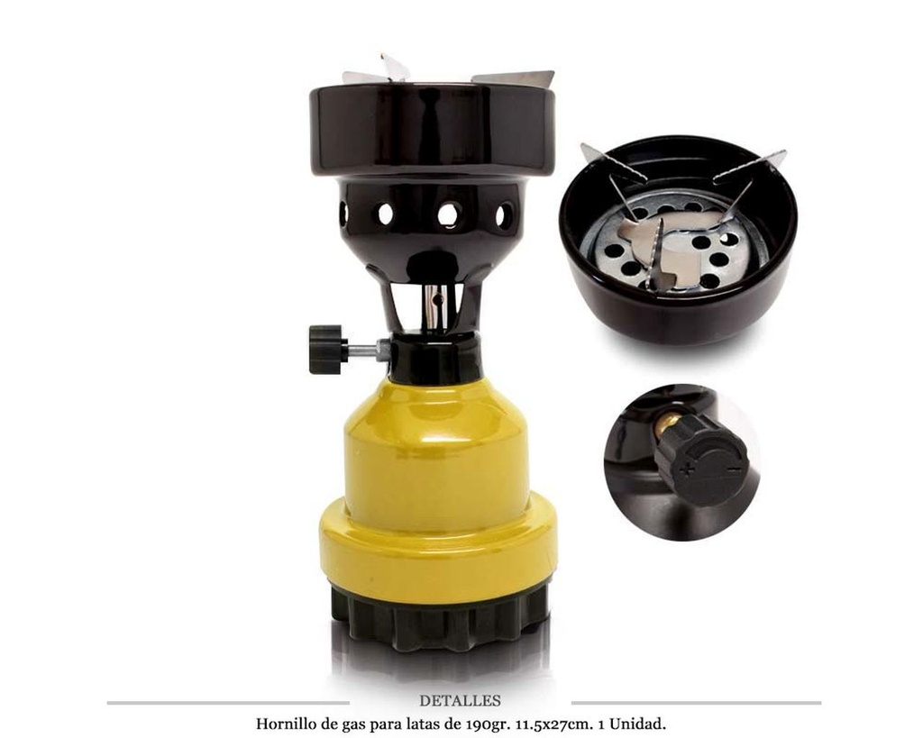 HORNILLO GAS ESPECIAL CARBON AMARILLO