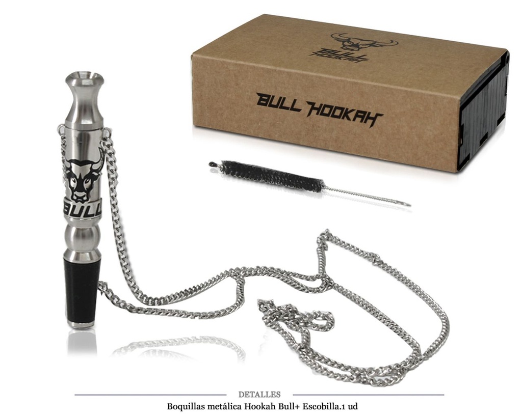 BOQUILLA METALICA BULL HOOKAH 1 UD