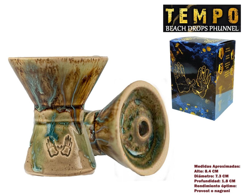 CAZOLETA BARRO MUD PHUNNEL TEMPO BEACH DROPS