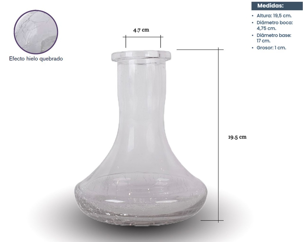 BASE PEQUEÑA MODERN TRADI ICEFLOWER 1 UD