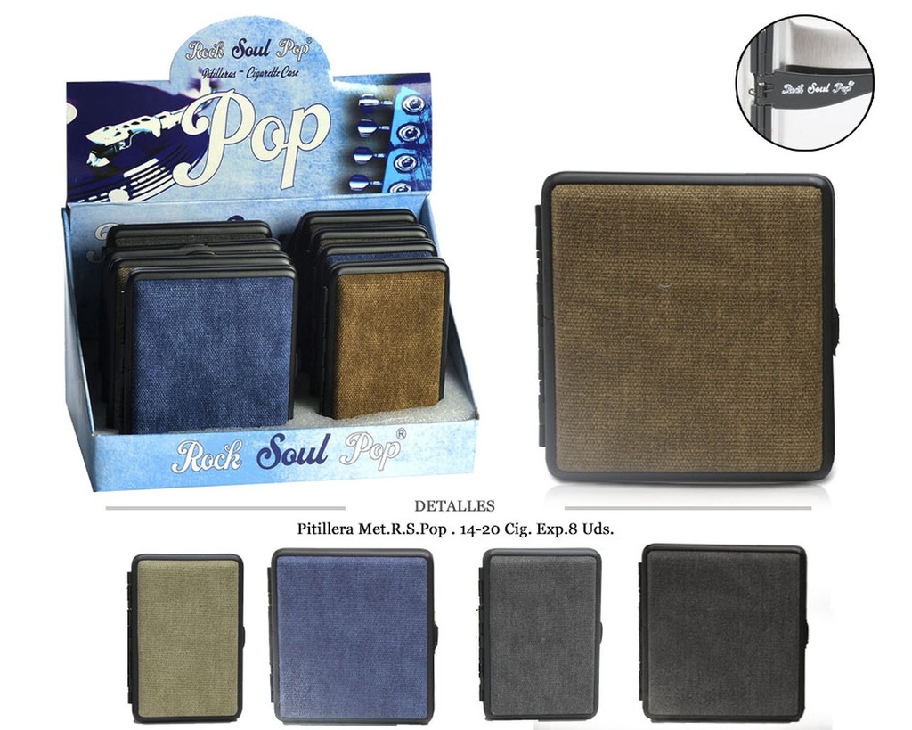 PITILLERA MET R.S. POP VAQUERA 14/20 CIG 8 UDS