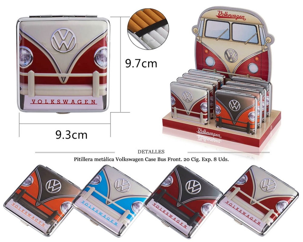 PITILLERA MET VOLKSWAGEN BUS FRONT 20 CIG 8 UDS