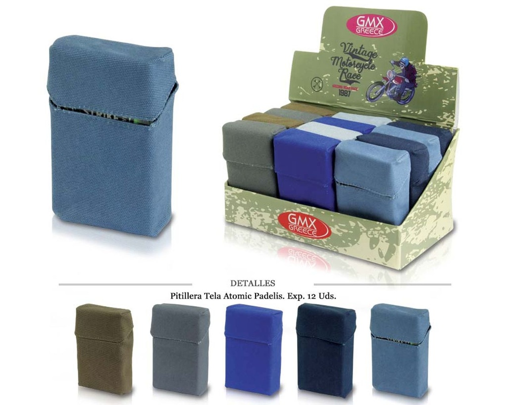 PITILLERA TELA ATOMIC PADELIS 12 UDS