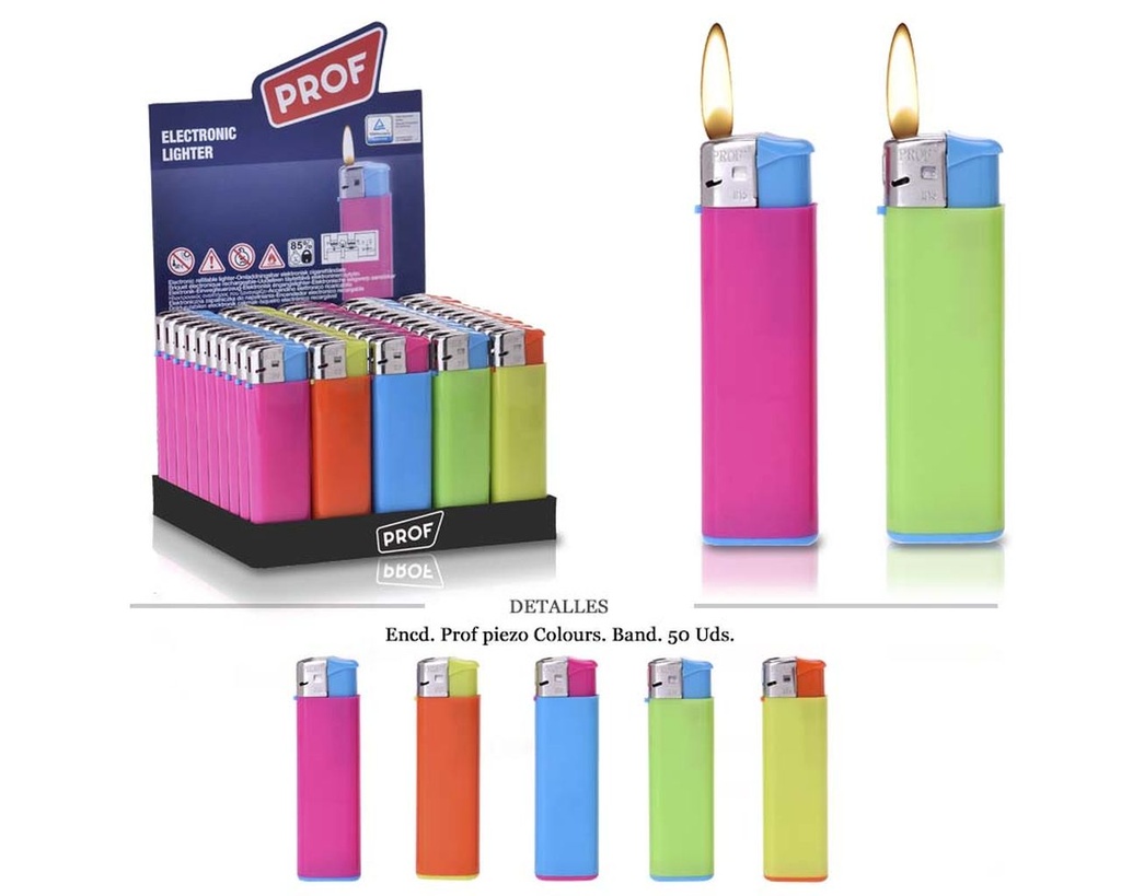ENCD. PROF PIEZO COLOURS 50 UDS