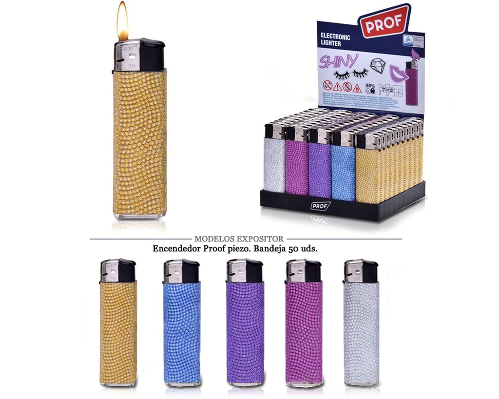 ENCD. PROF PIEZO FIXFLAME SHINY EFFECT 50 UDS