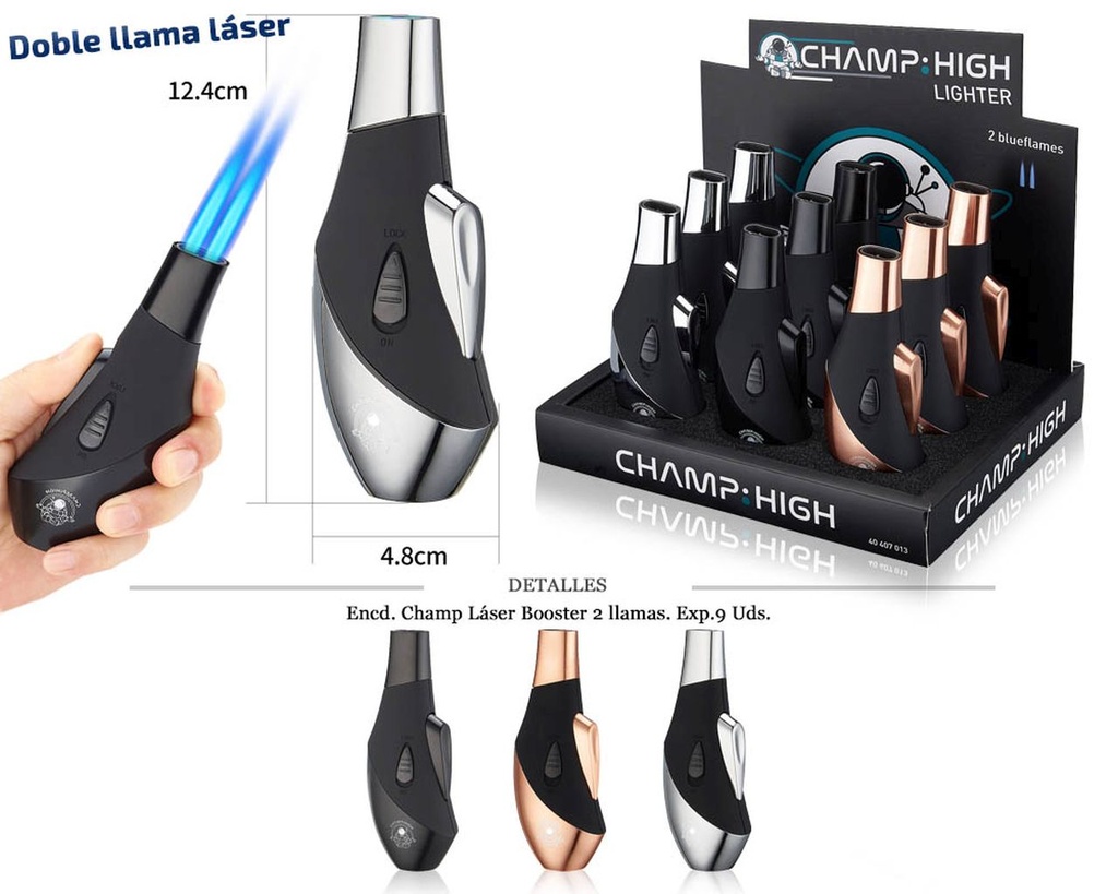 ENCD. CHAMP LASER BOOSTER 2 FLAMES 9 UDS