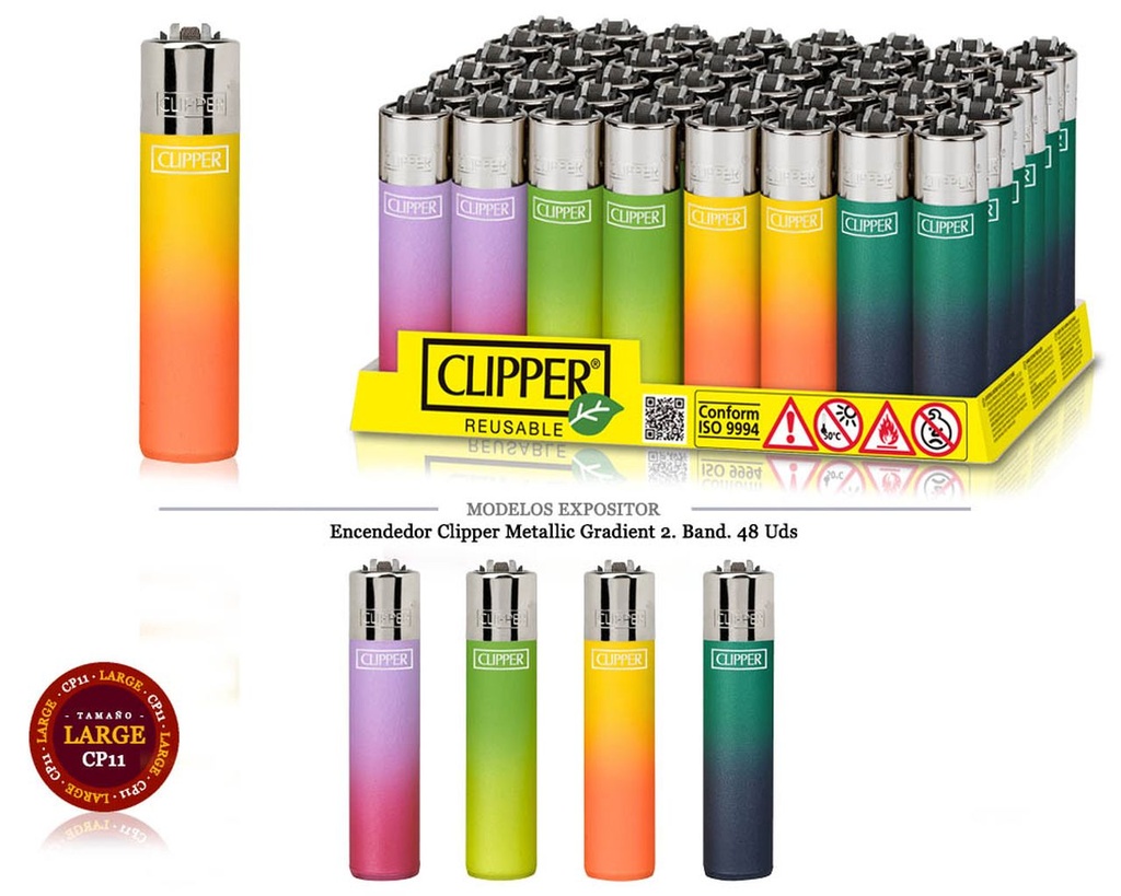 ENCD. CLIPPER METALLIC GRADIENT 2 48 UDS