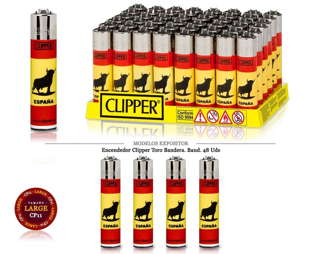 ENCD. CLIPPER TORO BANDERA 48 UDS