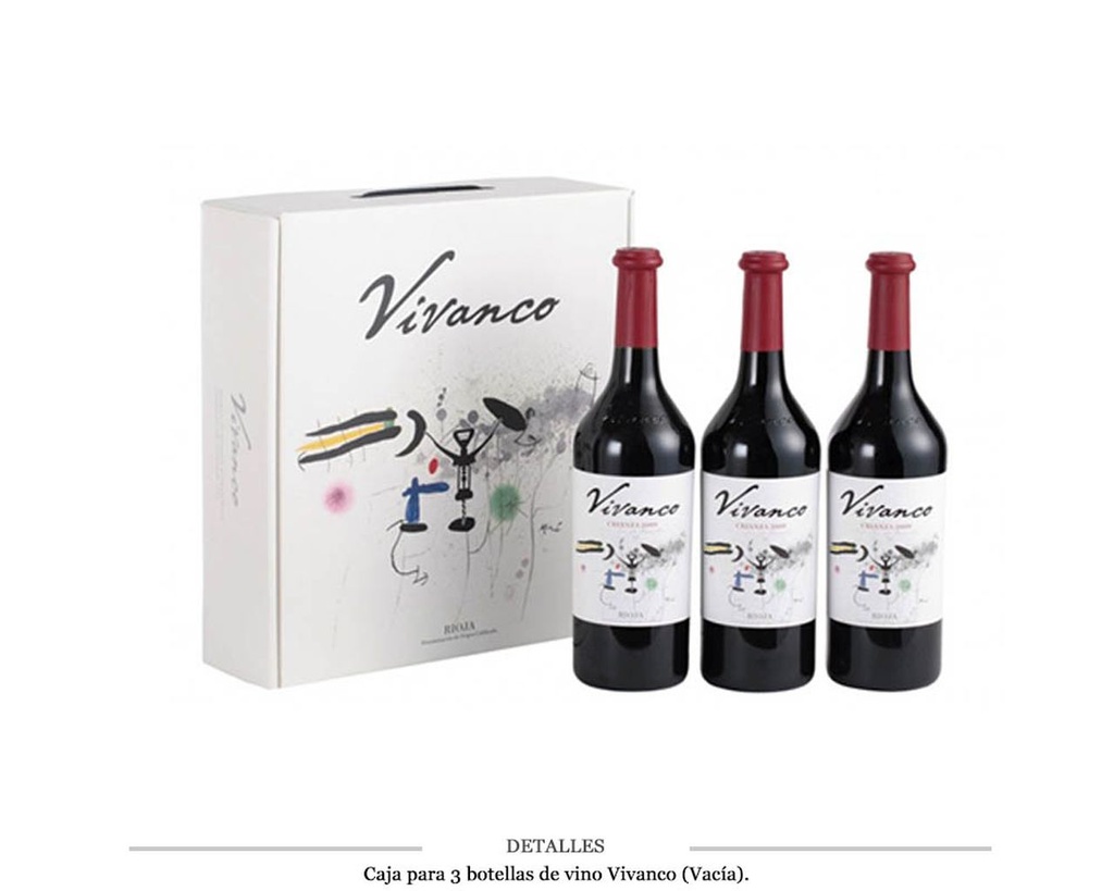 ESTUCHE VINO DINASTIA VIVANCO (3 BOTELLAS)