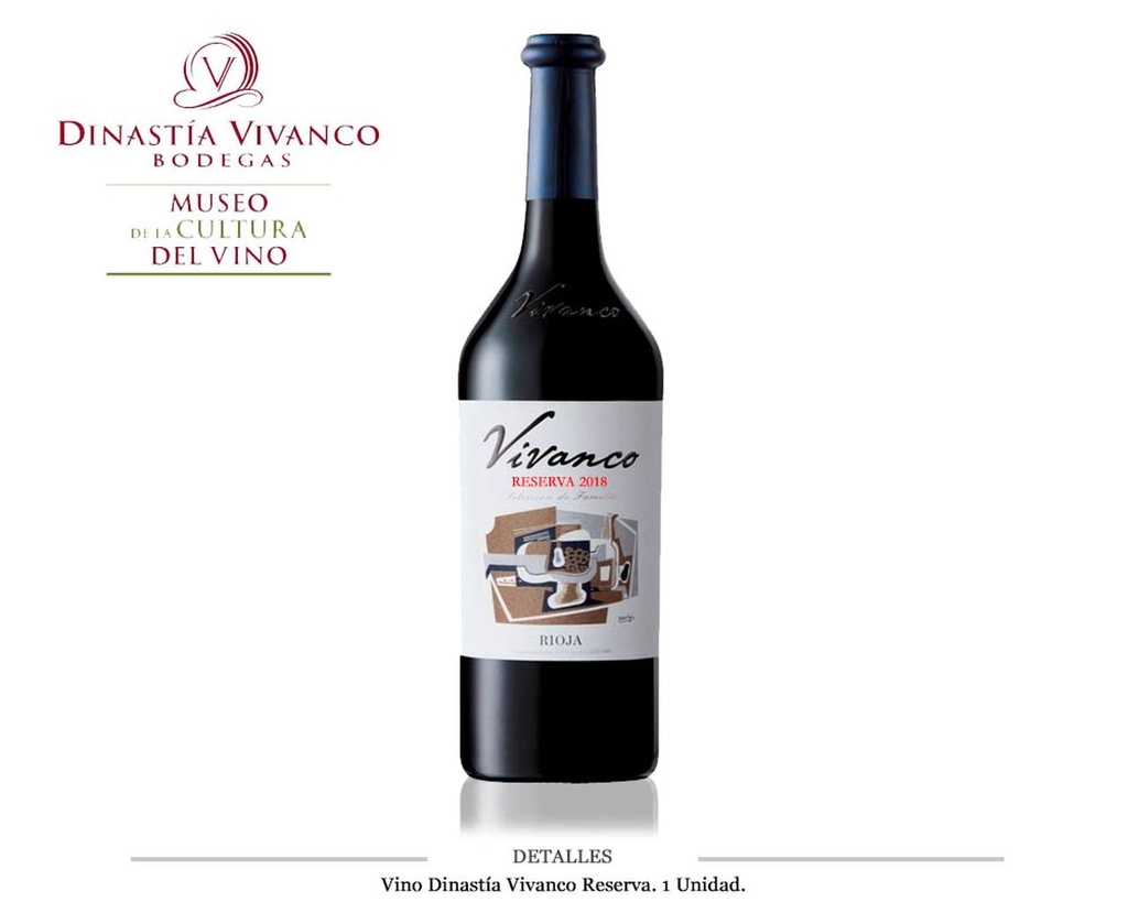 VINO DINASTIA VIVANCO RESERVA 1 UD