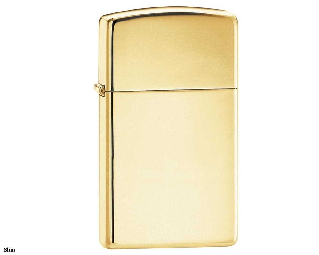 ZIPPO MD. 1654 SLIM HIGH POLISH BRASS