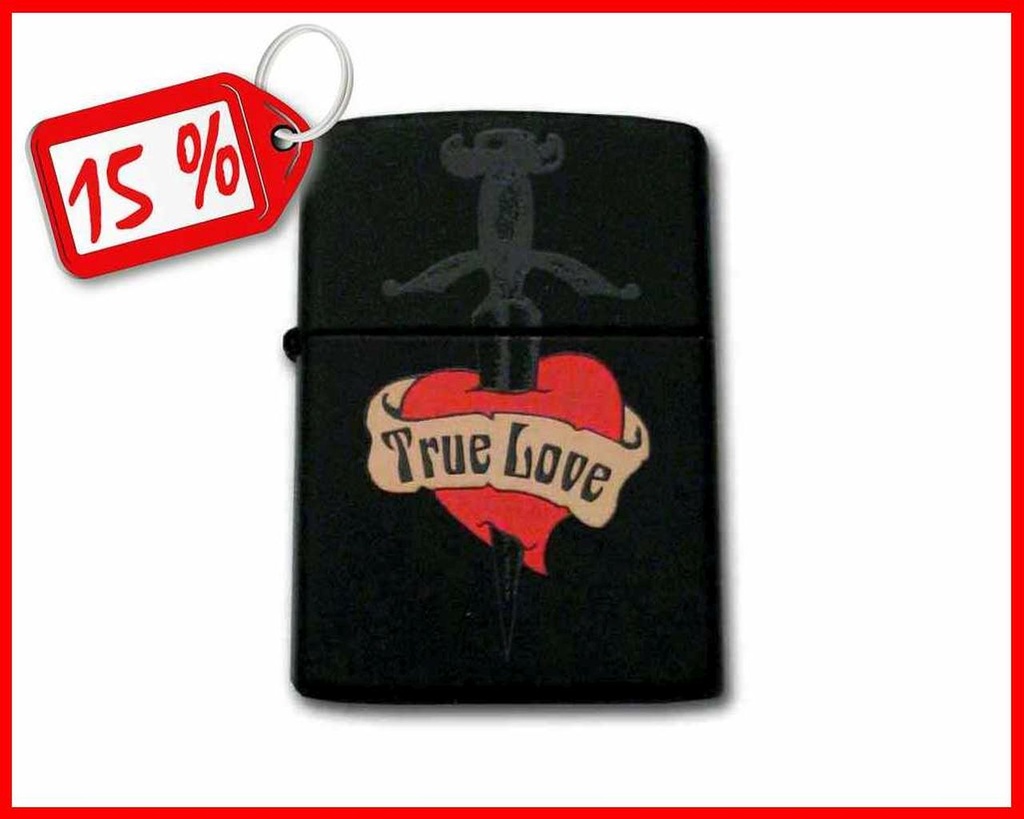 ZIPPO MD. 218 TRUE LOVE W/SWOR
