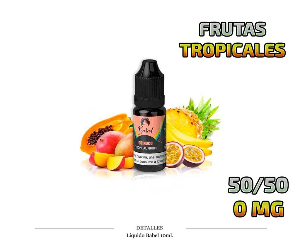 E-LIQUID BABEL ORINOCO FRUTAS TROPICALES 0MG 10ML 