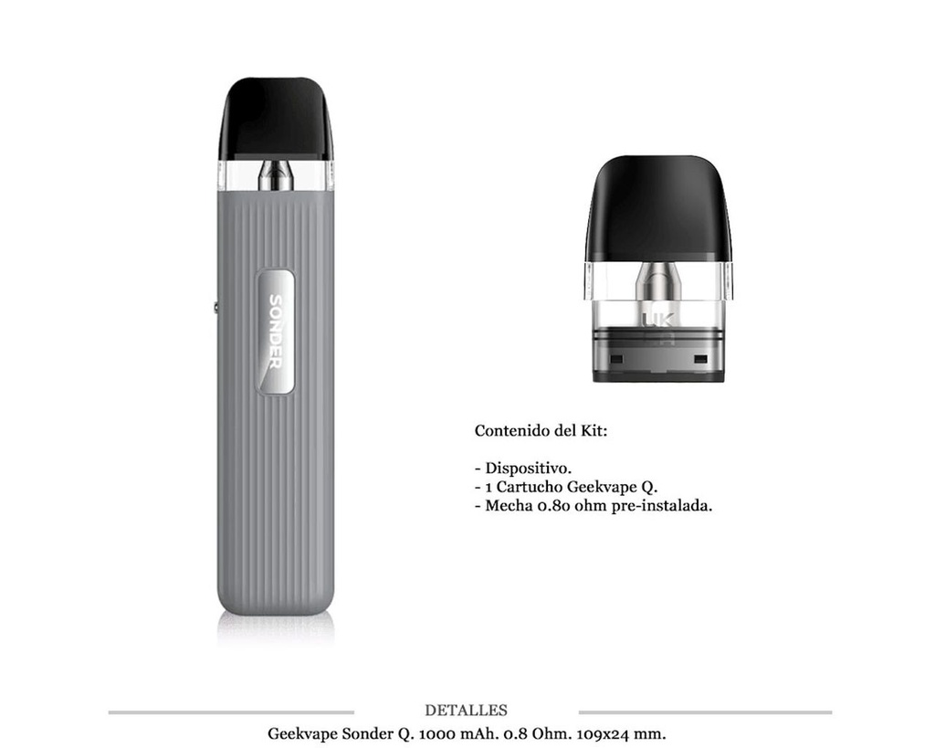 GEEKVAPE SONDER Q GRAY POD KIT