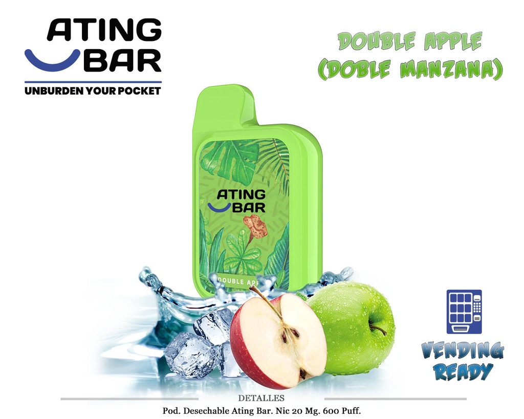 POD DES. ATING GRAFFITI DOUBLE APPLE 20MG