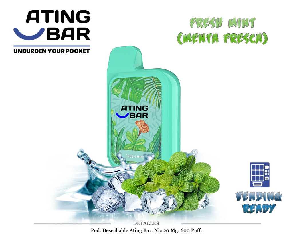 POD DES. ATING GRAFFITI FRESH MINT 20MG 2ML
