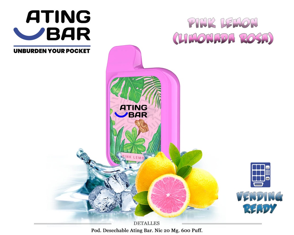 POD DES. ATING GRAFFITI PINK LEMON 20MG 2ML