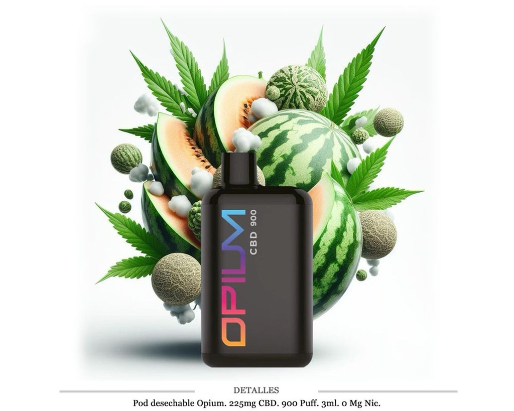 POD DESECH. OPIUM CBD SUPER MELON 3ML 0MG