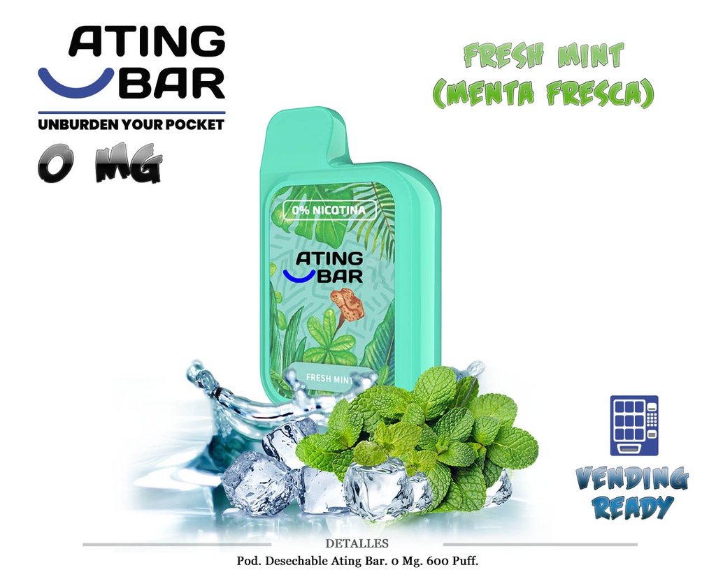 POD DES. ATING GRAFFITI FRESH MINT 0MG