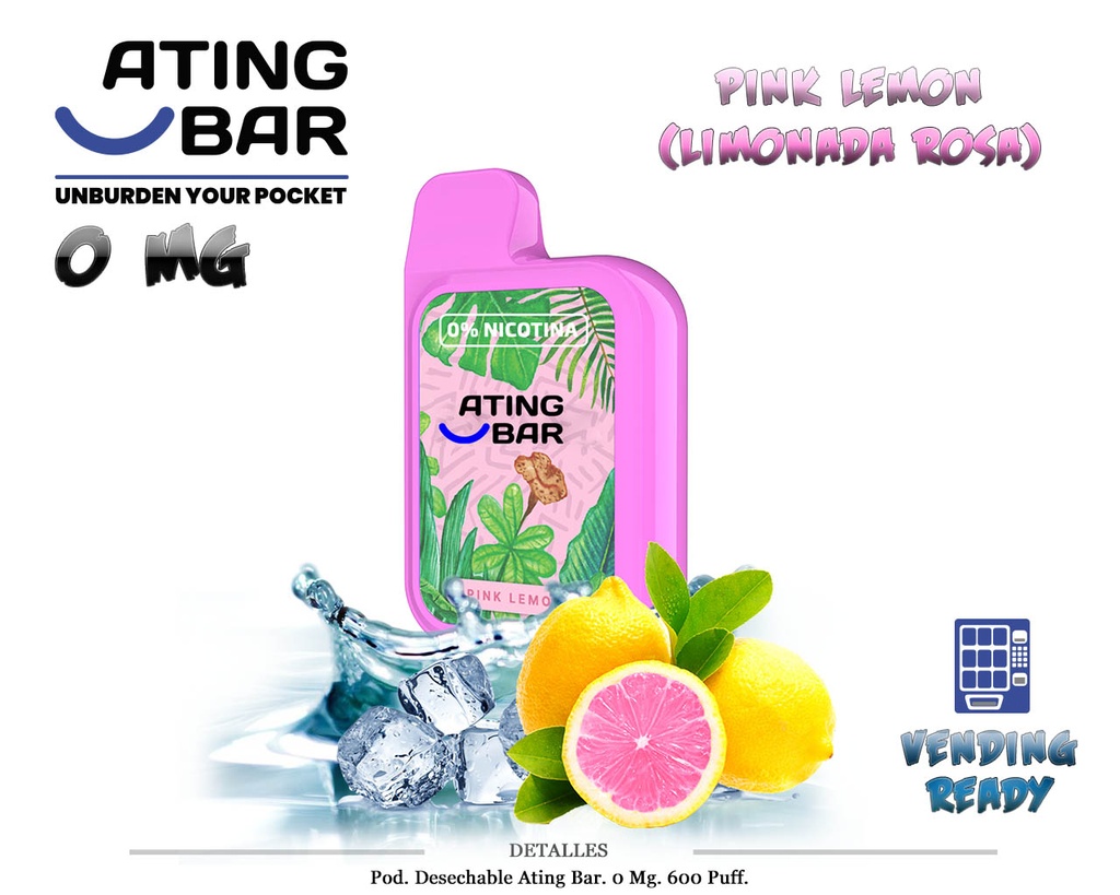 POD DES. ATING GRAFFITI PINK LEMON 0MG