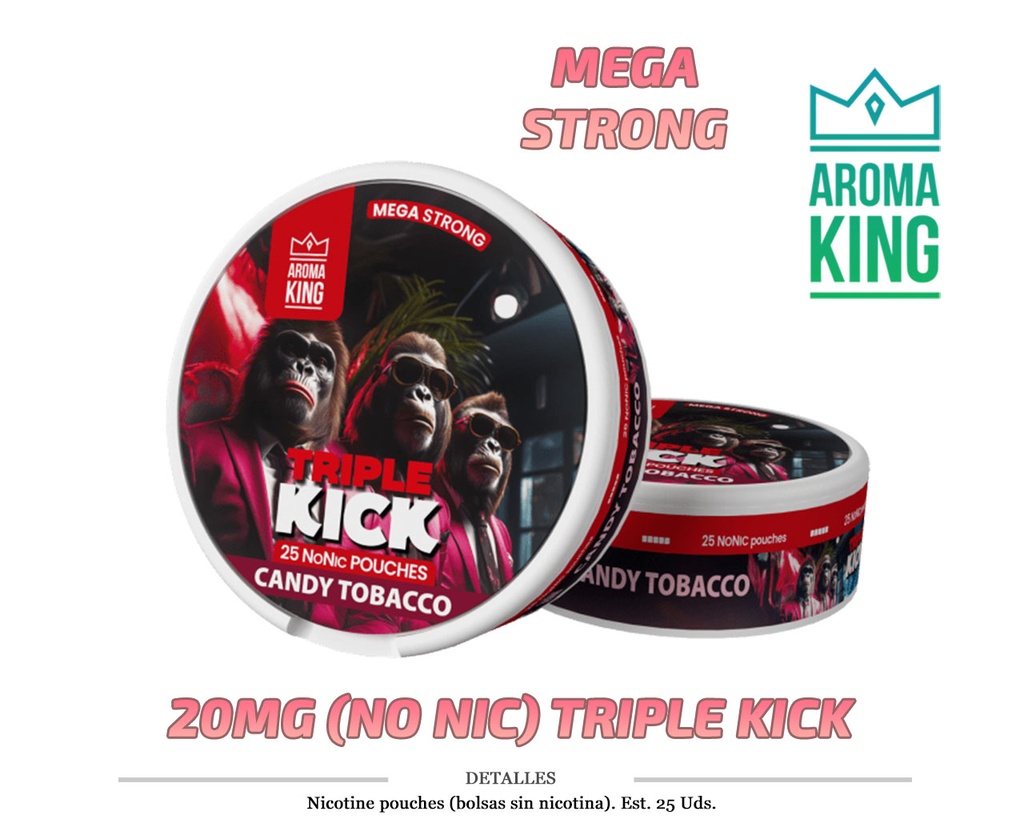 NICO POUCH AROMA KING CANDY TOBACCO 20MG NO NIC 1 UD