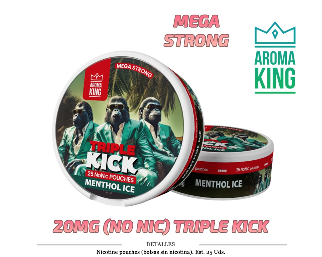 NICO POUCH AROMA KING MENTHOL ICE 20MG NO NIC 1 UD