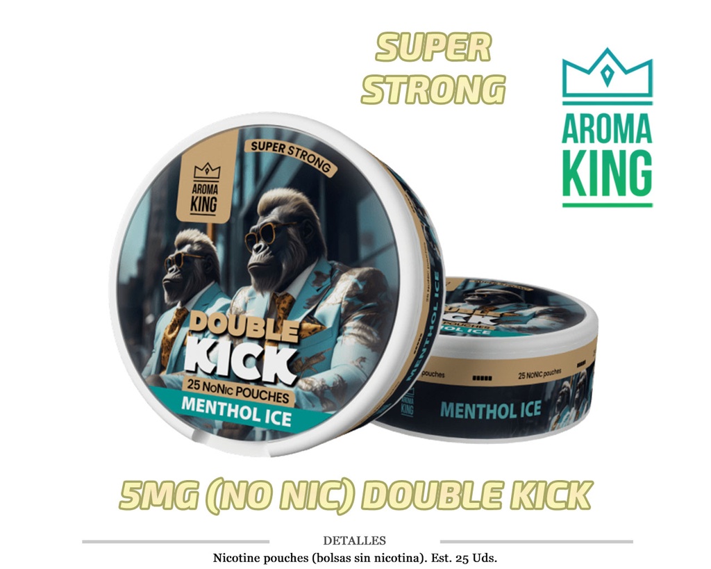 NICO POUCH AROMA KING MENTHOL ICE 5MG NO NIC 1 UD