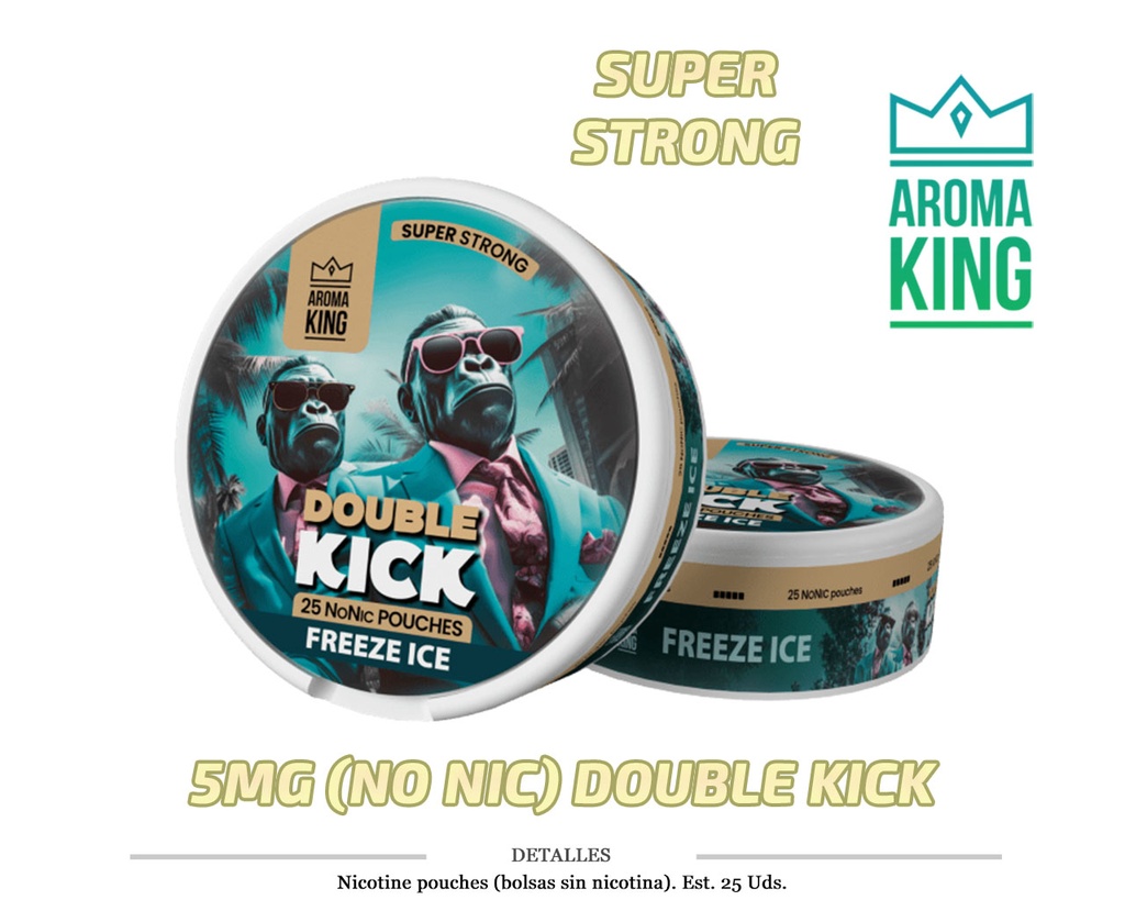 NICO POUCH AROMA KING FREEZE ICE 5MG NO NIC 1 UD