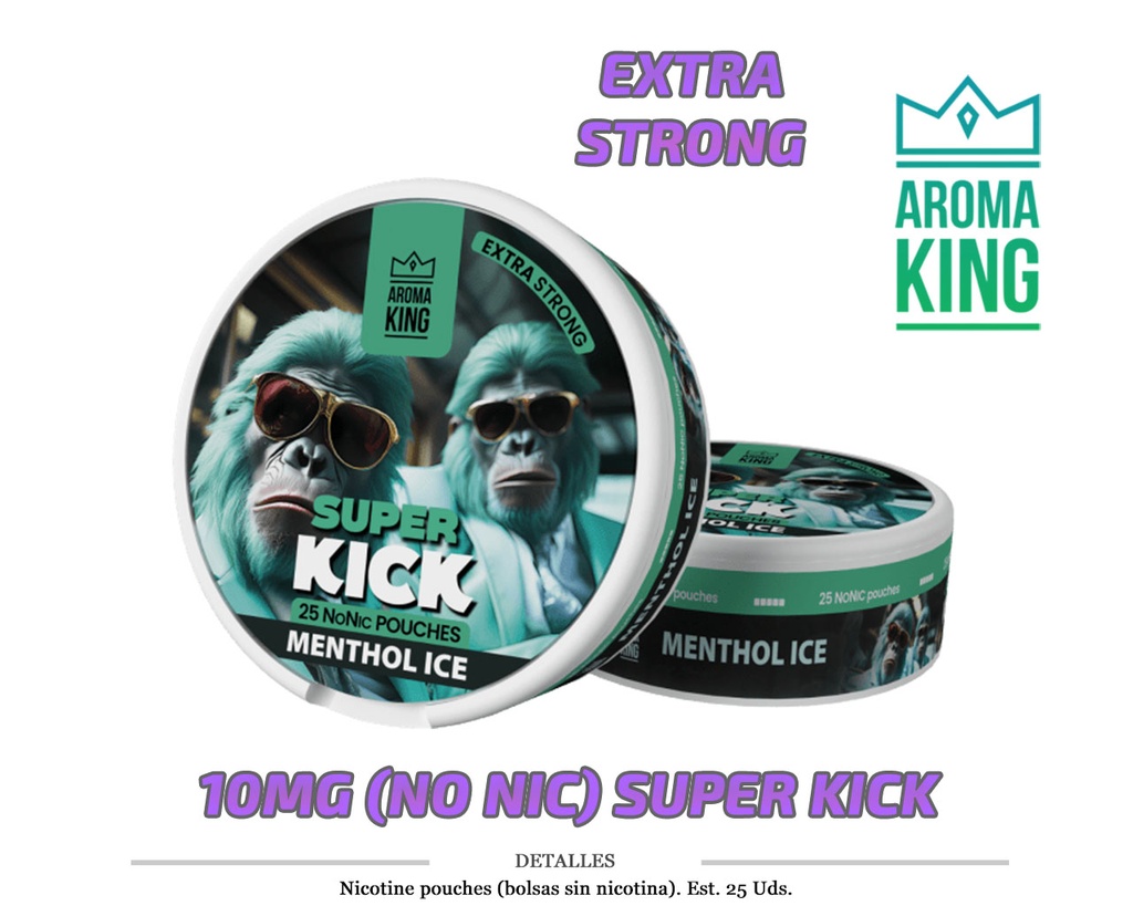NICO POUCH AROMA KING MENTHOL ICE 10MG NO NIC 1 UD