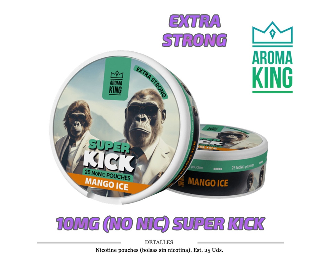 NICO POUCH AROMA KING MANGO ICE 10MG NO NIC 1 UD
