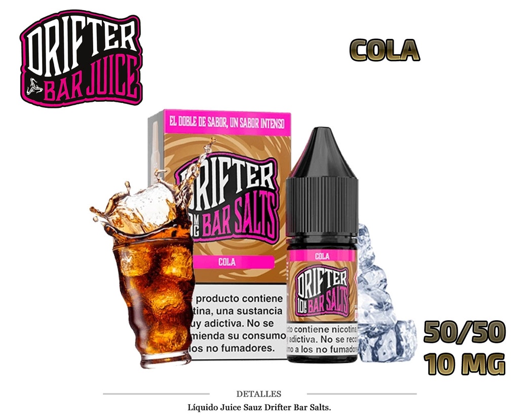 E-LIQUID DRIFTER SALT COLA 10MG 10ML