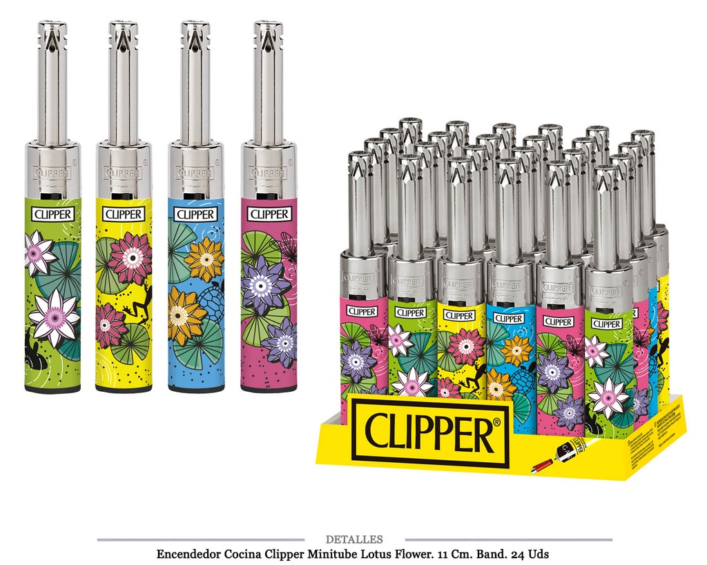 ENCD. CLIPPER COCINA MINITUBE LOTUS FLOWER 24 UDS