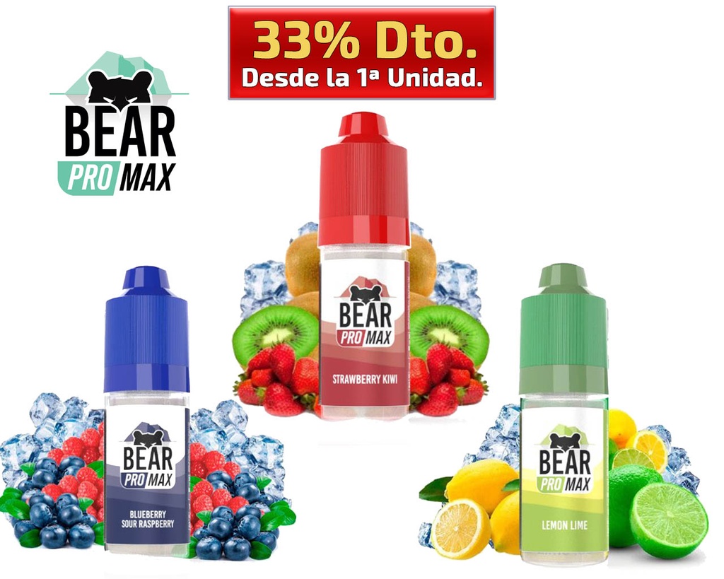 E-LIQUID BEAR PRO MAX + 33% DTO