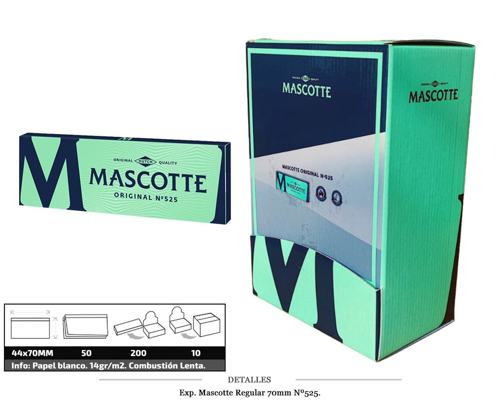 EXP. MASCOTTE REGULAR 70MM 200 UDS