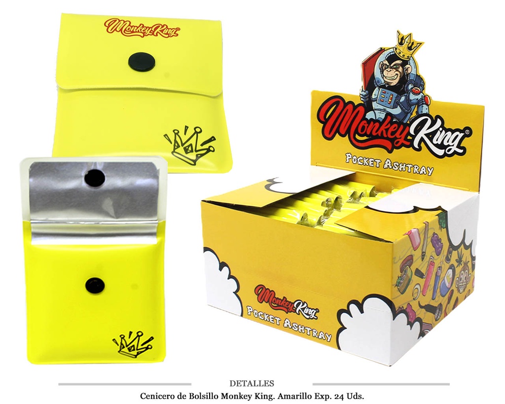 MONKEY KING CENICERO DE BOLSILLO 24 UDS