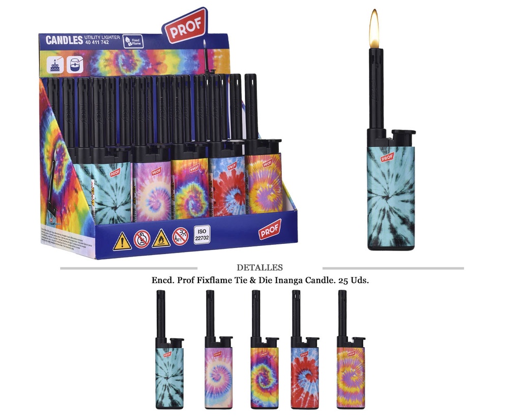ENCD. PROF TIE & DIE INANGA CANDLE 25 UDS