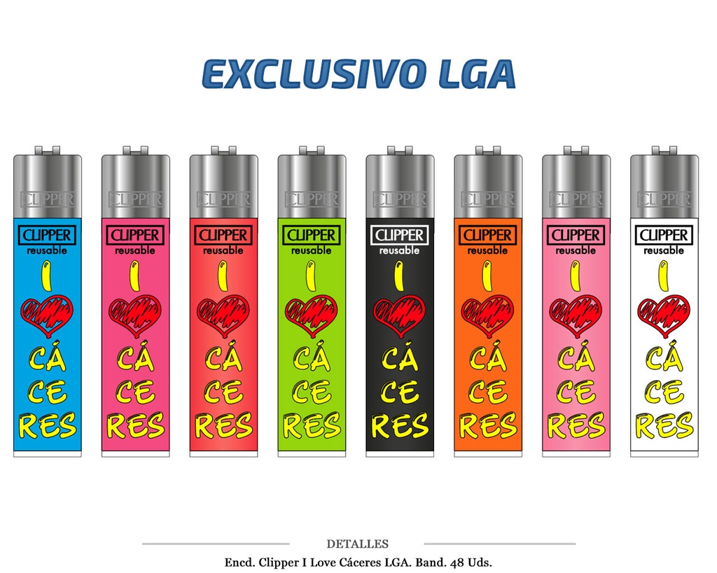 ENCD. CLIPPER I LOVE CÁCERES LGA 48 UDS