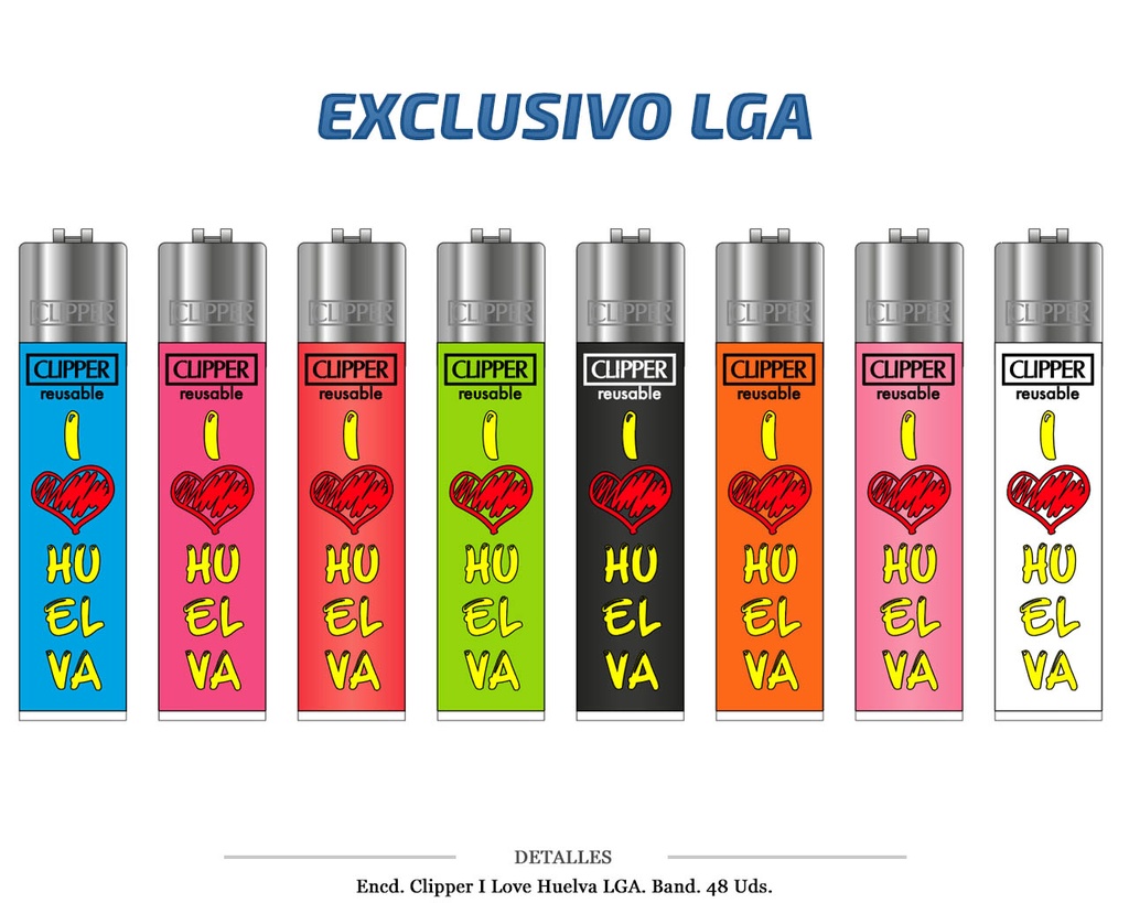 ENCD. CLIPPER I LOVE HUELVA LGA 48 UDS