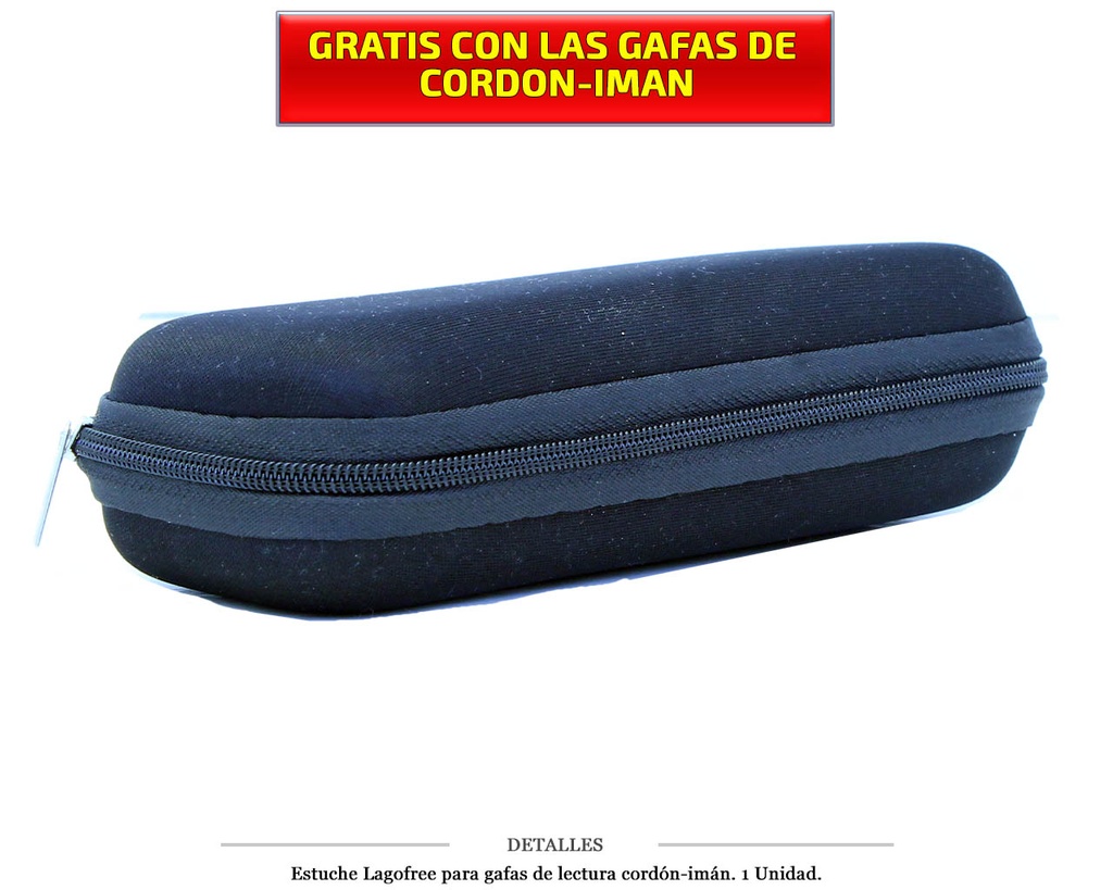 FUNDA PARA GAFAS LECTURA CORDON-IMAN 1 UD