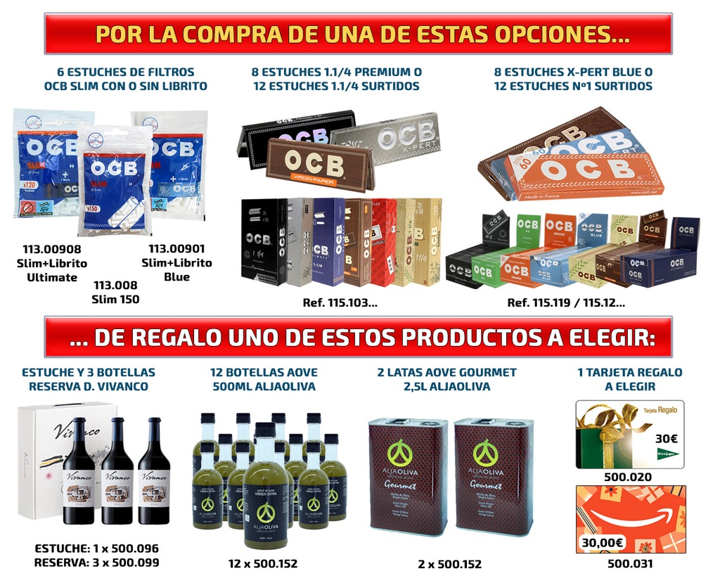 PROMOCION ESPECIAL OCB VERANO 1