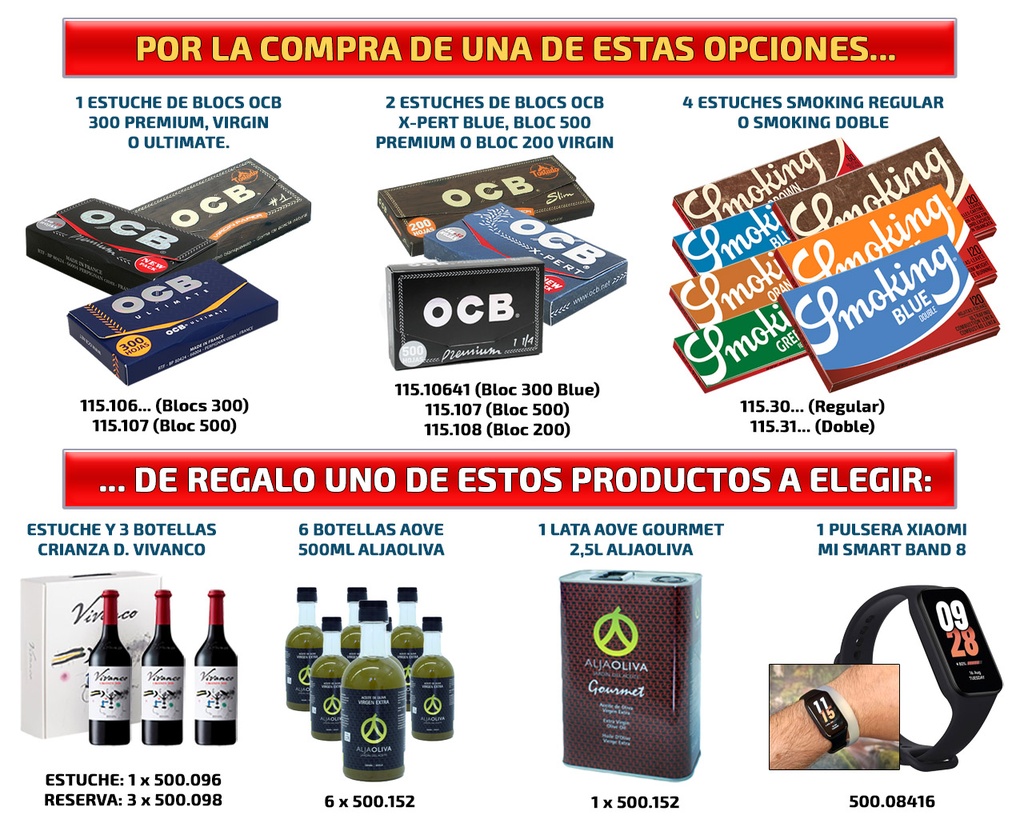 PROMOCION ESPECIAL OCB VERANO 4