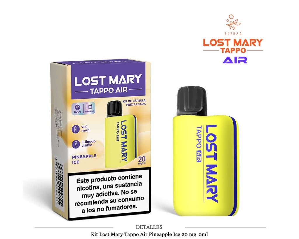 KIT LOST MARY TAPPO PINEAPPLE ICE 20MG 2ML