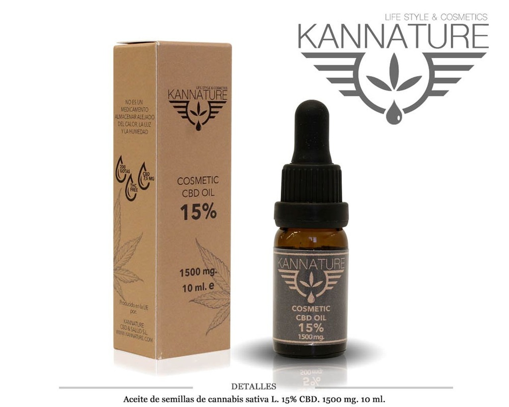 ACEITE KANNATURE 15% CBD 10 ML