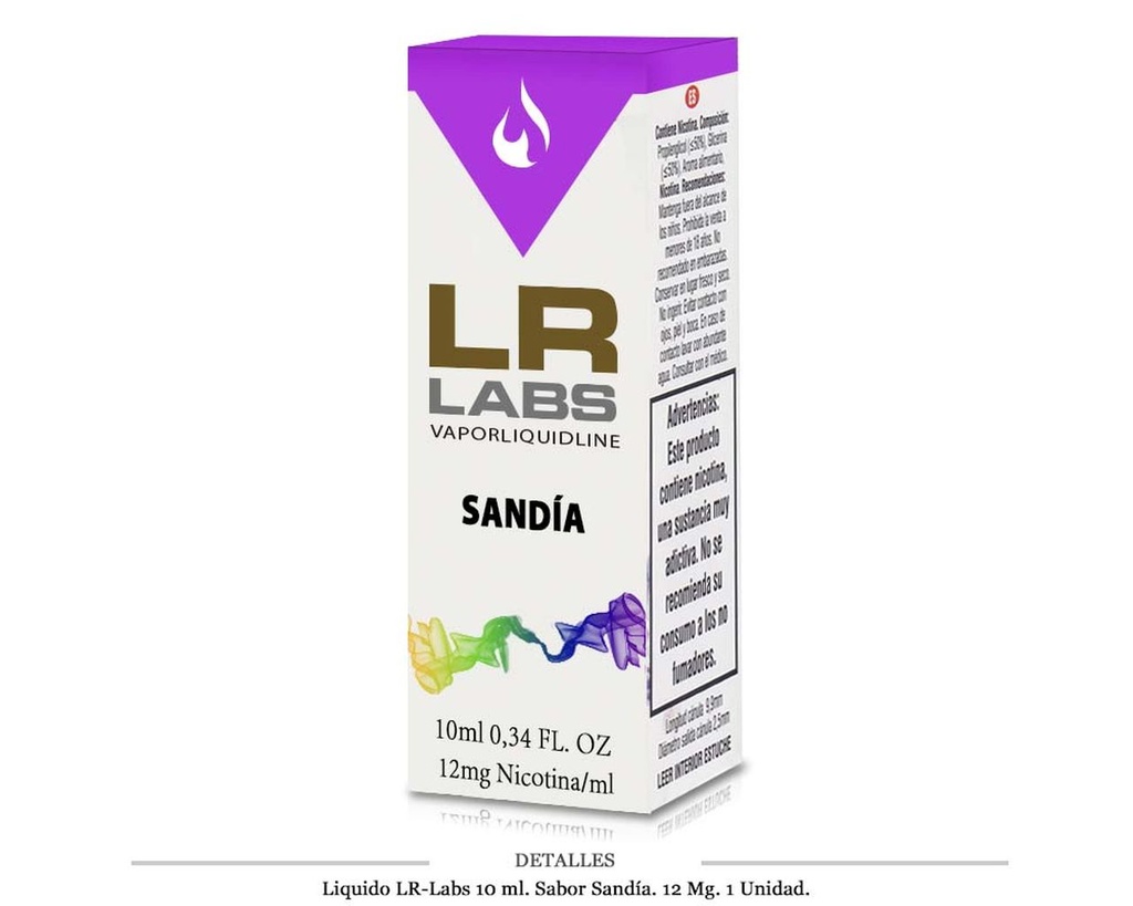 E-LIQUID E-CIG LR-LABS SANDIA 12MG 1 UD