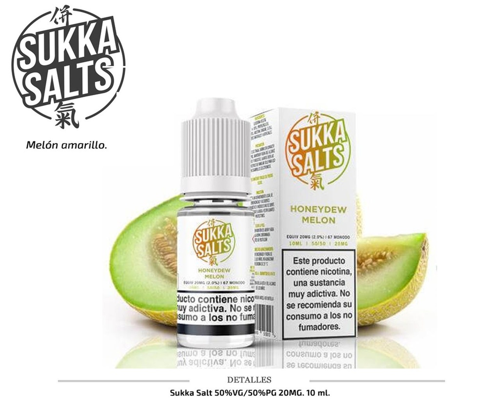 SUKKA SALT HONEYDEW MELON 20MG 10ML