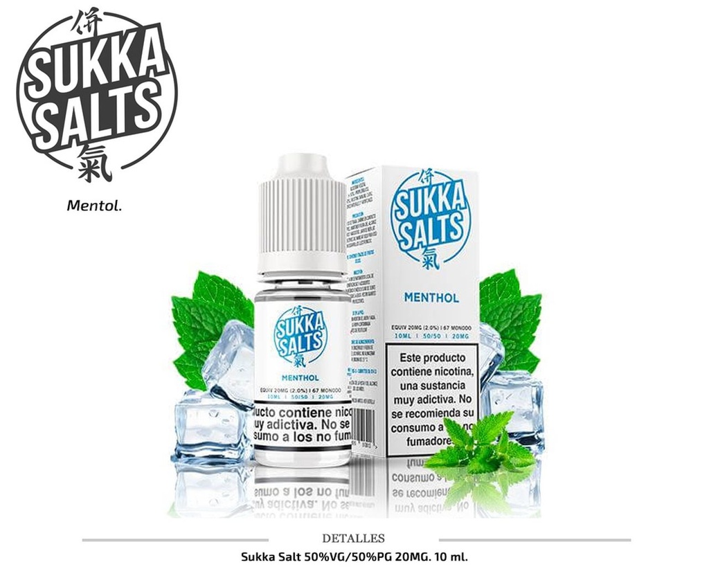 SUKKA SALT MENTHOL 20MG 10ML