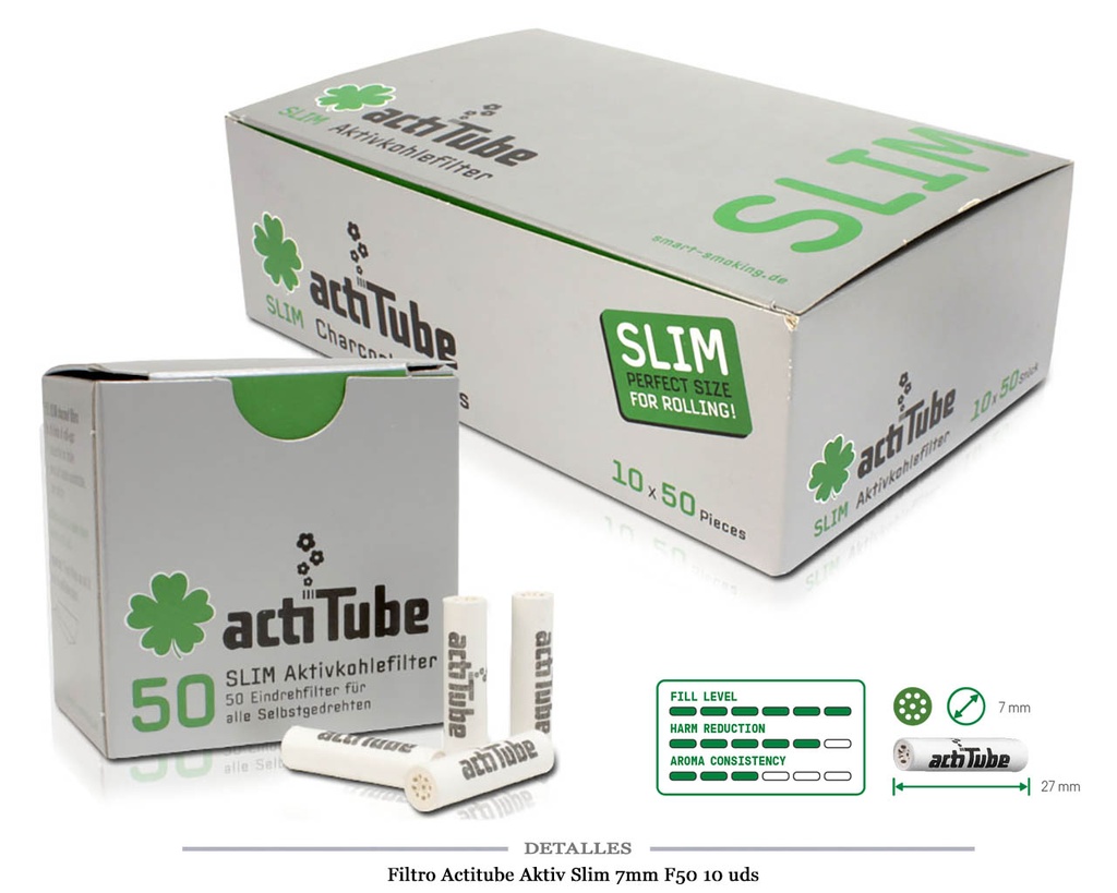 FILTRO ACTITUBE AKTIV SLIM F50 10 UDS