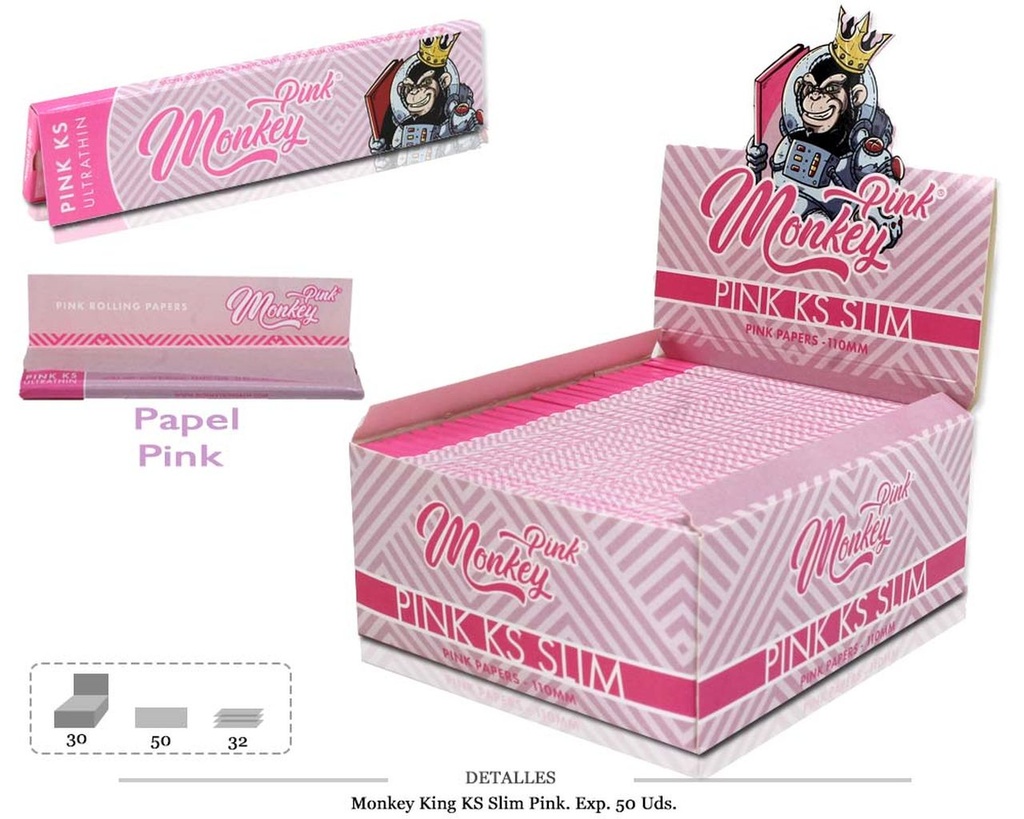 MONKEY KING KS SLIM PINK 50 UDS