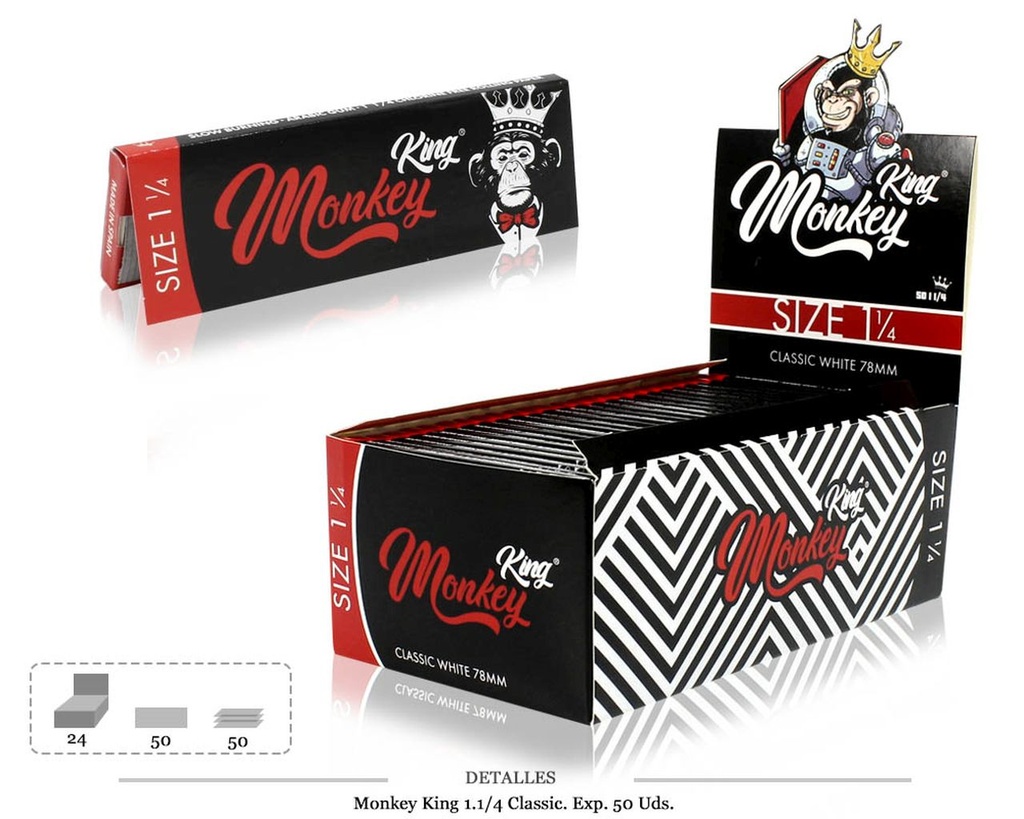 MONKEY KING 1.1/4 CLASSIC 50 UDS