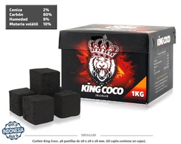 [124.75671] CARBON 1KG KING COCO 28 MM 48 UDS